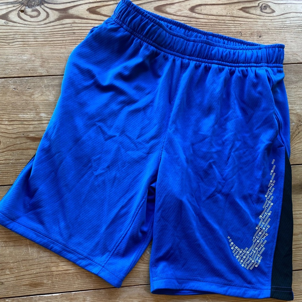 Nike Blue Athletic Shorts - Boys / Youth L Large